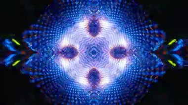 Mandala 3D Kaleydoskop Psikedelik Seyahat Geleneksel Bilinçli Meditasyon Tüneli Modeli Görüntü Rahatlatıcı Etnik Renkli Çakra Kundalini Yoga