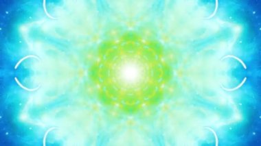 Mandala 3D Kaleydoskop Psikedelik Seyahat Geleneksel Bilinçli Meditasyon Tüneli Modeli Görüntü Rahatlatıcı Etnik Renkli Çakra Kundalini Yoga
