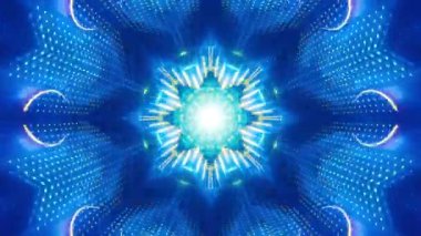 Mandala 3D Kaleydoskop Psikedelik Seyahat Geleneksel Bilinçli Meditasyon Tüneli Modeli Görüntü Rahatlatıcı Etnik Renkli Çakra Kundalini Yoga