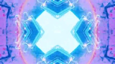 Mandala 3D Kaleydoskop Psikedelik Seyahat Geleneksel Bilinçli Meditasyon Tüneli Modeli Görüntü Rahatlatıcı Etnik Renkli Çakra Kundalini Yoga