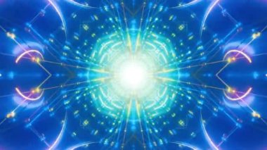 Mandala 3D Kaleydoskop Psikedelik Seyahat Geleneksel Bilinçli Meditasyon Tüneli Modeli Görüntü Rahatlatıcı Etnik Renkli Çakra Kundalini Yoga