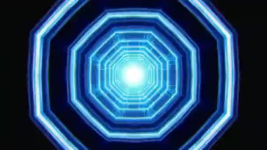 Meditasyon ve yoga için 3 boyutlu bir animasyon mandala, psikedelik kaleydoskop görseller, canlı renkler ve ruhsal aydınlanma için kusursuz bir döngü.