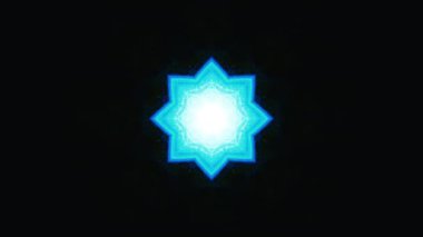 Meditasyon ve yoga için 3 boyutlu bir animasyon mandala, psikedelik kaleydoskop görseller, canlı renkler ve ruhsal aydınlanma için kusursuz bir döngü.