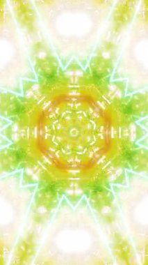 3D Geometrik soyut tünel. Arkaplan Futuristik Tünel döngüsü