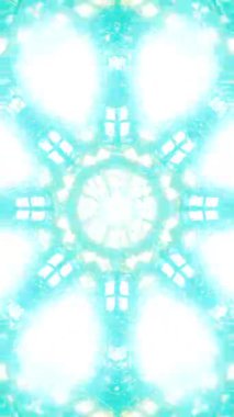 3D Geometrik soyut tünel. Arkaplan Futuristik Tünel döngüsü