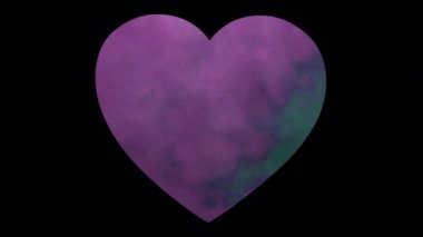 Valentines Heart animasyon videosu ve alfa kanalı. Birden fazla proje için Valentine teması