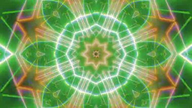 Mandala 3D Kaleydoskop Psikedelik Seyahat Geleneksel Bilinçli Meditasyon Tüneli Modeli Görüntü Rahatlatıcı Etnik Renkli Çakra Kundalini Yoga