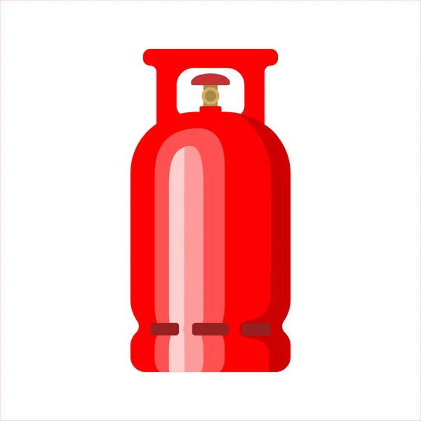 Gas Cylinder Icon Propane Gas Tank Sign Red Gas Tank — Stock Photo, Image