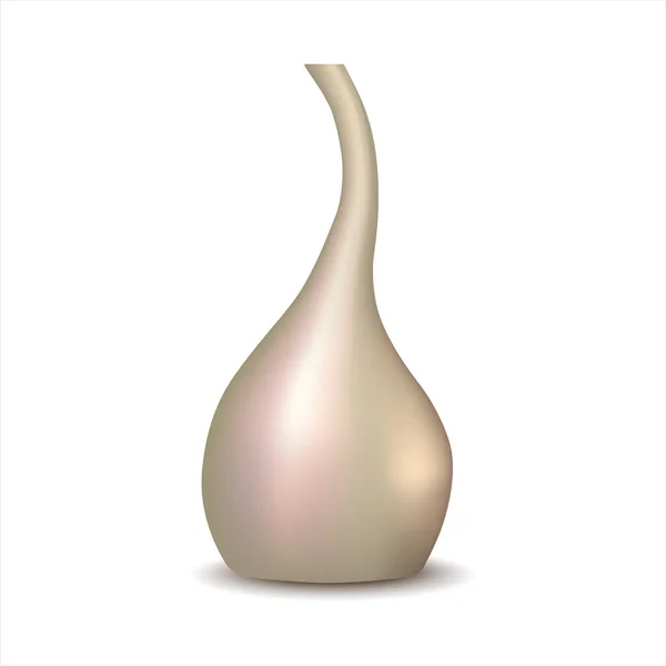 형태의 디자인입니다 배경에는 낭만적 디자인을 창조적 세라믹 Vase 일러스트레이션 고립된 — 스톡 사진