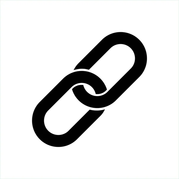 Chain Link Symbol Link Icon Vector Web Computer Mobile App — Stock Vector