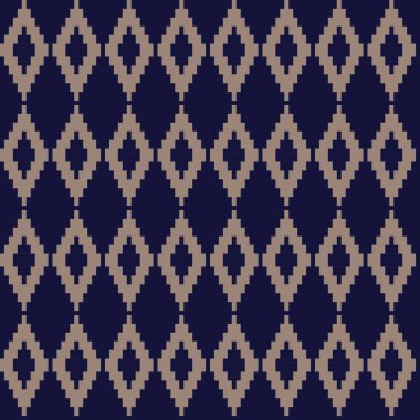 Örgü, moda tekstili ve grafikler için argyle Fair Island kusursuz desen tasarımı