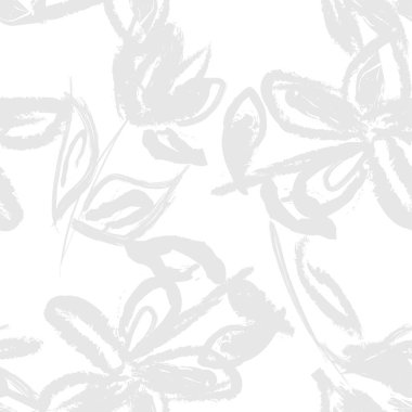 Moda tekstil, grafik, arka plan ve el sanatları için kusursuz desenli fırça darbeleri