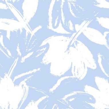 Moda tekstil, grafik, arka plan ve el sanatları için kusursuz desenli fırça darbeleri