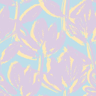 Moda tekstil, grafik, arka plan ve el sanatları için kusursuz desenli fırça darbeleri