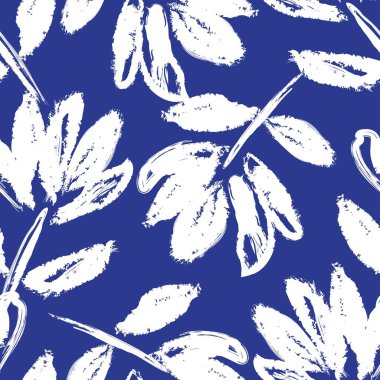 Moda tekstil, grafik, arka plan ve el sanatları için kusursuz desenli fırça darbeleri