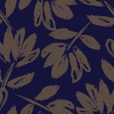 Moda tekstil, grafik, arka plan ve el sanatları için kusursuz desenli fırça darbeleri