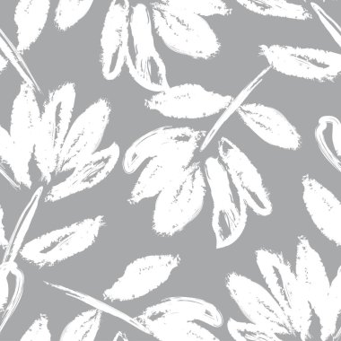 Moda tekstil, grafik, arka plan ve el sanatları için kusursuz desenli fırça darbeleri