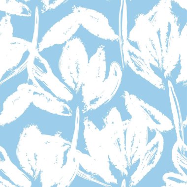 Moda tekstil, grafik, arka plan ve el sanatları için kusursuz desenli fırça darbeleri