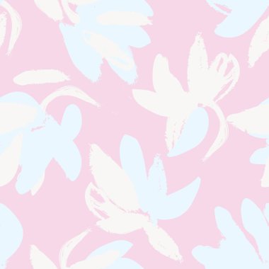 Moda tekstil, grafik, arka plan ve el sanatları için kusursuz desenli fırça darbeleri