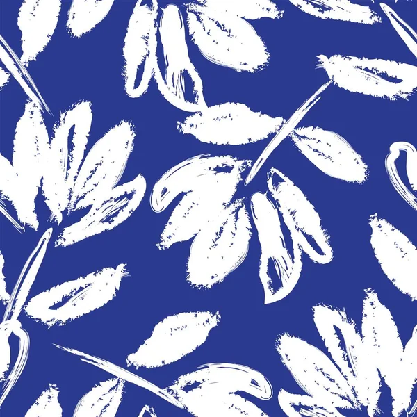 Moda tekstil, grafik, arka plan ve el sanatları için kusursuz desenli fırça darbeleri