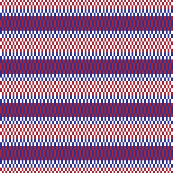 Stripe Fair Isle Zökkenőmentes Minta Design Kötött Divat Textil Grafika — Stock Vector
