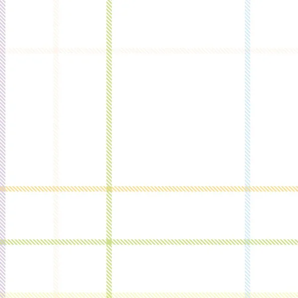 Rainbow Pastel Plaid Seamless Pattern Fashion Textiles Graphics — Stock Vector