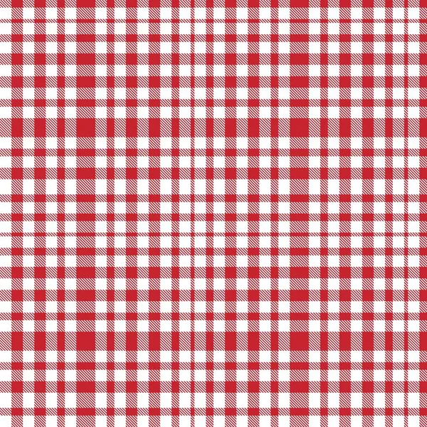 Red Minimal Plaid Textured Seamless Pattern Fashion Textiles Graphics — Archivo Imágenes Vectoriales