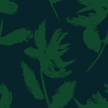 Moda tekstil, grafik, arka plan ve el sanatları için kusursuz desenli fırça darbeleri