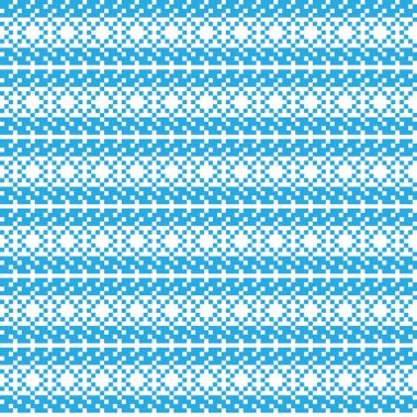 Örgü, moda tekstili ve grafikler için argyle Fair Island kusursuz desen tasarımı