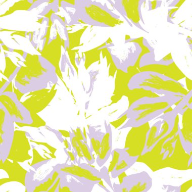 Moda tekstil, grafik, arka plan ve el sanatları için kusursuz desenli fırça darbeleri