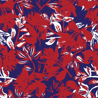 Moda tekstil, grafik, arka plan ve el sanatları için Doğulu çiçek desensiz arkaplan