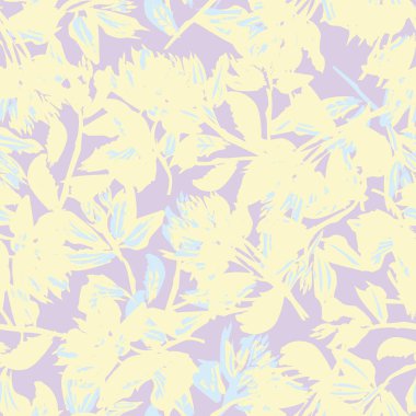 Moda tekstil, grafik, arka plan ve el sanatları için Doğulu çiçek desensiz arkaplan