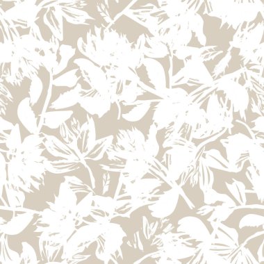 Moda tekstil, grafik, arka plan ve el sanatları için Doğulu çiçek desensiz arkaplan