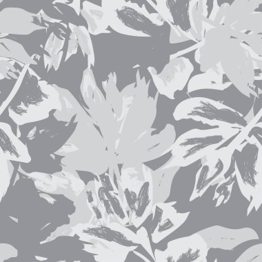 Moda tekstil, grafik, arka plan ve el sanatları için kusursuz desenli fırça darbeleri