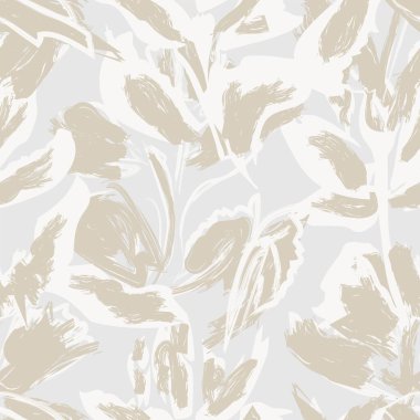 Moda tekstil, grafik, arka plan ve el sanatları için kusursuz desenli fırça darbeleri