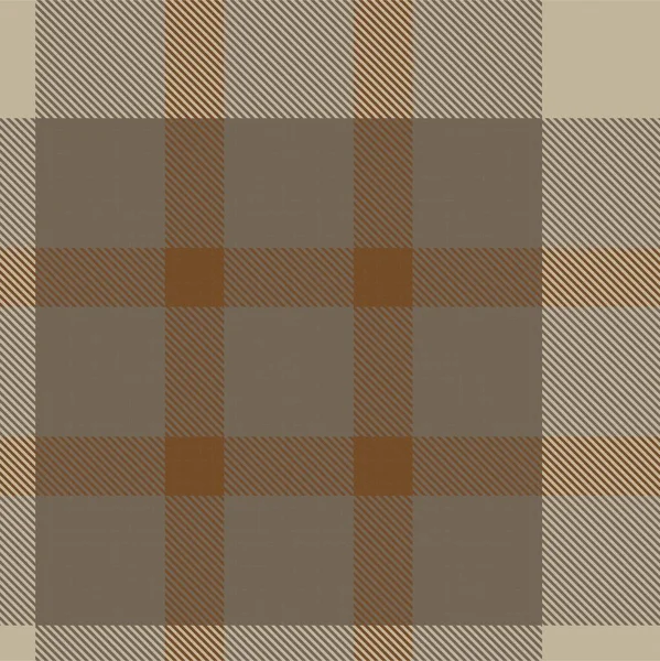 Brown Minimal Plaid Textured Seamless Pattern Fashion Textiles Graphics — Stock vektor