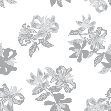 Moda tekstil, grafik, arka plan ve el sanatları için Doğulu çiçek desensiz arkaplan