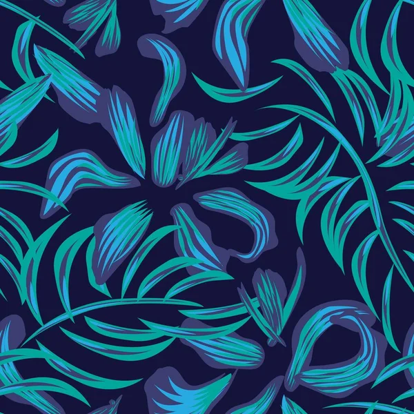 Orientální Květinové Bezešvé Vzor Pozadí Pro Módní Textil Grafiku Zázemí — Stockový vektor