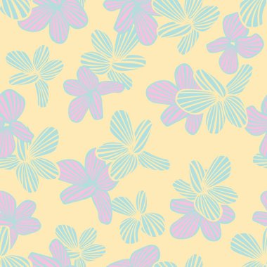 Moda tekstil, grafik, arka plan ve el sanatları için çiçek desensiz arkaplan