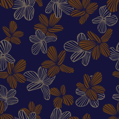 Moda tekstil, grafik, arka plan ve el sanatları için çiçek desensiz arkaplan