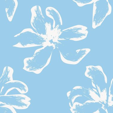 Moda tekstil, grafik, arka plan ve el sanatları için kusursuz desenli fırça darbeleri