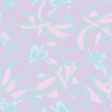 Moda tekstil, grafik, arka plan ve el sanatları için kusursuz desenli fırça darbeleri