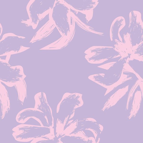 Цветочные мазки мазков плавный дизайн шаблона для моды текстиля, графики, фона и ремесел