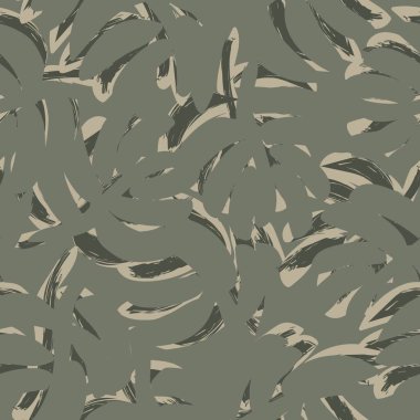 Moda tekstil, grafik ve el sanatları için tropik yapraksız desen tasarımı