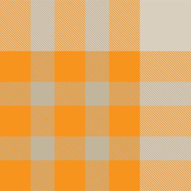 Orange Minimal Plaid textured seamless pattern for fashion textiles and graphics