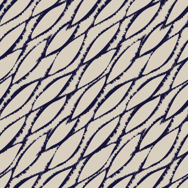 Moda tekstil, grafik ve el sanatları için soyut elmas şekilli fırça darbeleri desen tasarımı