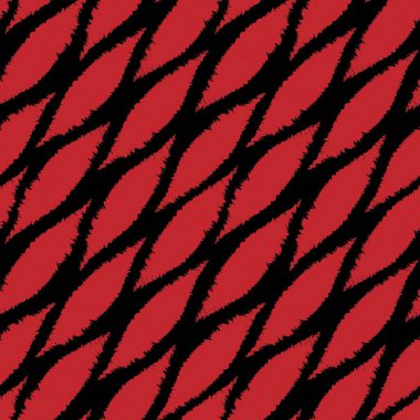 Moda tekstil, grafik ve el sanatları için soyut elmas şekilli fırça darbeleri desen tasarımı