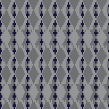 Örgü, moda tekstili ve grafikler için argyle Fair Island kusursuz desen tasarımı