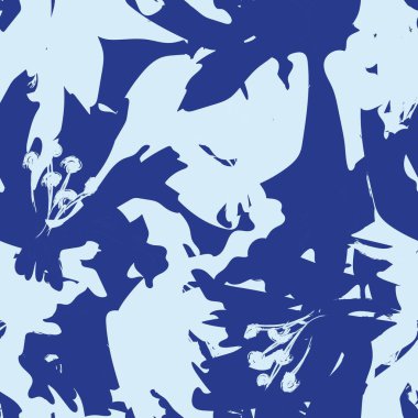 Moda tekstil, grafik, arka plan ve el sanatları için kusursuz desenli fırça darbeleri