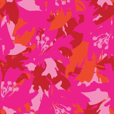 Moda tekstil, grafik, arka plan ve el sanatları için kusursuz desenli fırça darbeleri